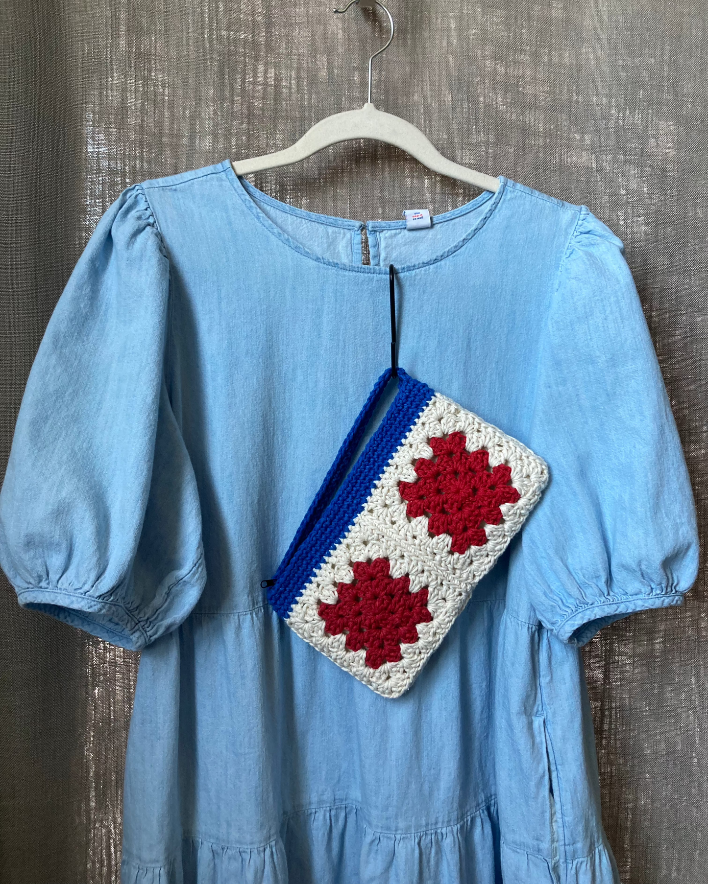 © 2025 BE MY BABY ZIP Pouch / Clutch Crochet Pattern