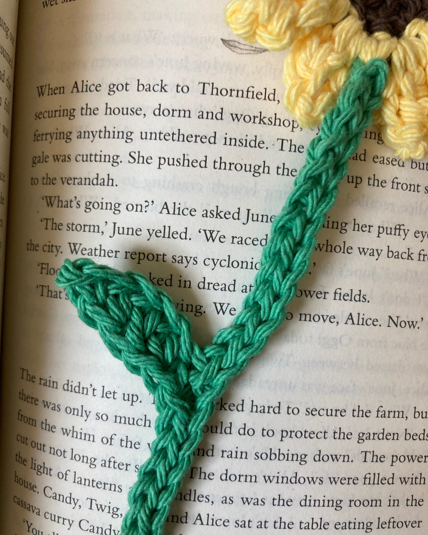 © 2025 BE MY BABY READ MY BABY Bookmark THE SUNFLOWER Crochet Pattern