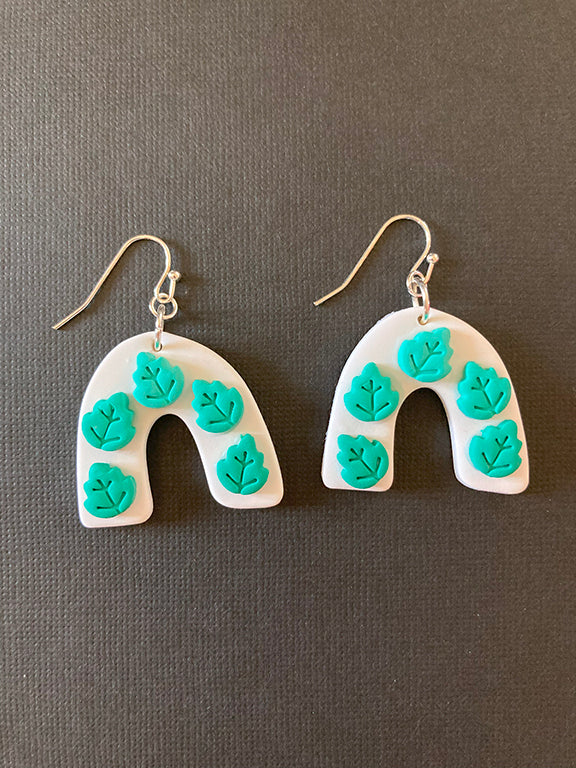POLYMER CLAY EARRING ~ FALL