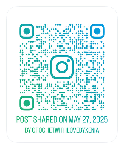 © 2025 BE MY BABY ZIP Pouch / Clutch Crochet Pattern