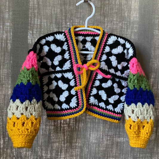 © 2025 BE MY BABY MINI Cardi 18-24mo Crochet Pattern