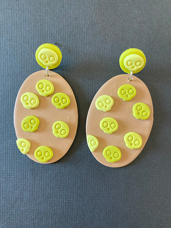 POLYMER CLAY EARRING ~ HALLOWEEN