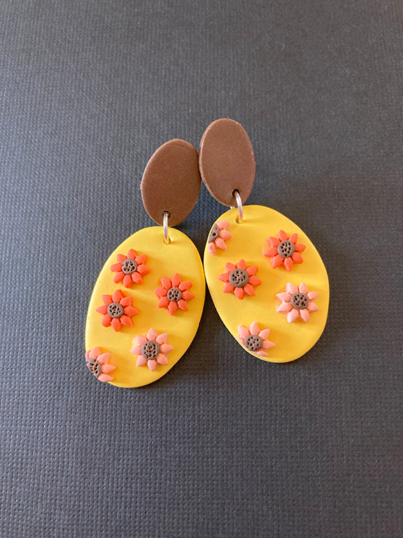 POLYMER CLAY EARRING ~ FALL