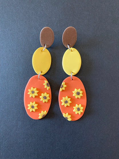 POLYMER CLAY EARRING ~ FALL