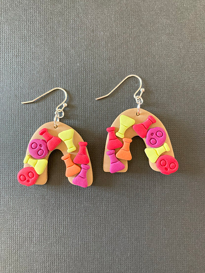 POLYMER CLAY EARRING ~ HALLOWEEN