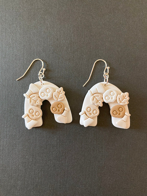 POLYMER CLAY EARRING ~ HALLOWEEN