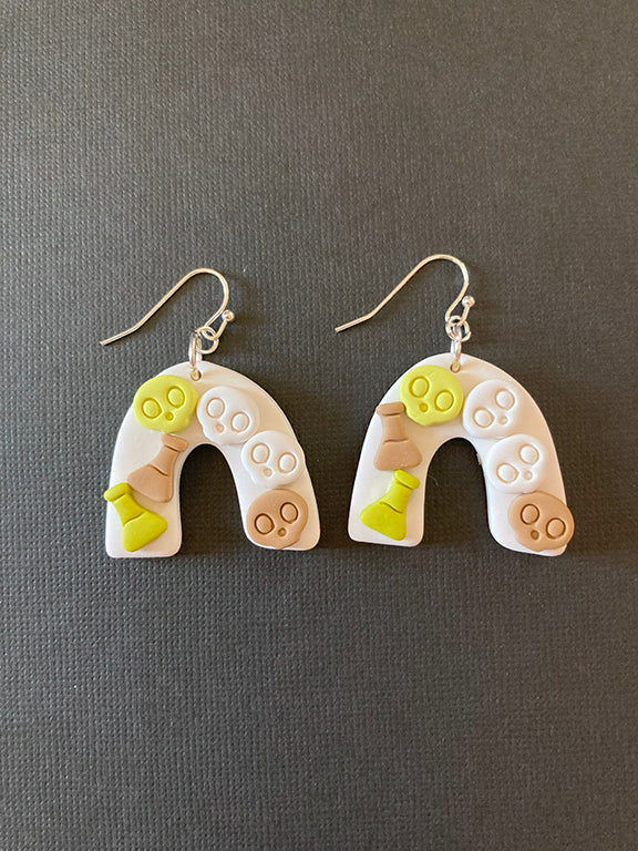 POLYMER CLAY EARRING ~ HALLOWEEN